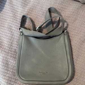 Kate spade roulette messenger/crossbody- warm taupe
